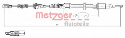 METZGER 115753 -  Трос, стояночная тормозная система