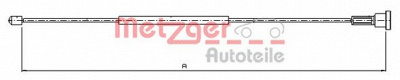 METZGER 115757 -  Трос, стояночная тормозная система
