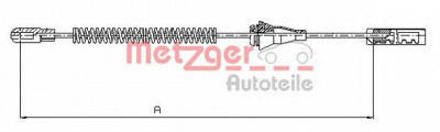 METZGER 115763 -  Трос, стояночная тормозная система