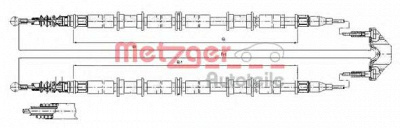 METZGER 115865 -  Трос, стояночная тормозная система