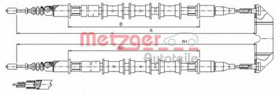 METZGER 115933 -  Трос, стояночная тормозная система