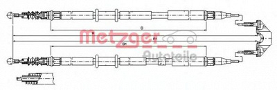 METZGER 115952 -  Трос, стояночная тормозная система