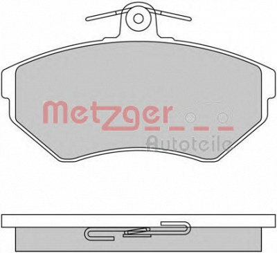 METZGER 1170061 -  Комплект тормозных колодок, дисковый тормоз