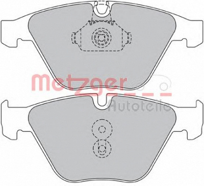 METZGER 1170090 -  Комплект тормозных колодок, дисковый тормоз