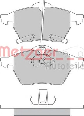 METZGER 1170098 -  Комплект тормозных колодок, дисковый тормоз