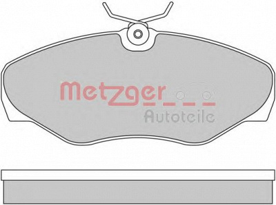 METZGER 1170110 -  Комплект тормозных колодок, дисковый тормоз