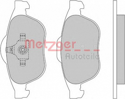 METZGER 1170161 -  Комплект тормозных колодок, дисковый тормоз