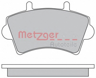 METZGER 1170175 -  Комплект тормозных колодок, дисковый тормоз