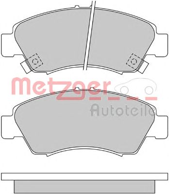 METZGER 1170230 -  Комплект тормозных колодок, дисковый тормоз