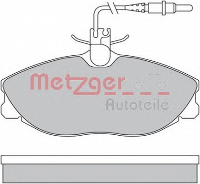 METZGER 1170253 -  Комплект тормозных колодок, дисковый тормоз