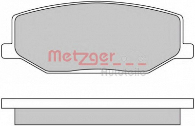 METZGER 1170259 -  Комплект тормозных колодок, дисковый тормоз
