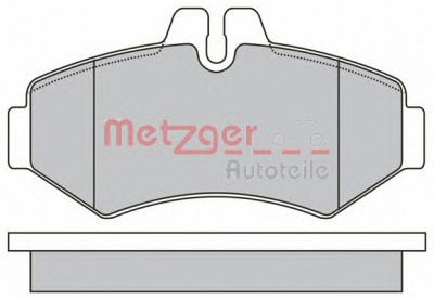 METZGER 1170274 -  Комплект тормозных колодок, дисковый тормоз