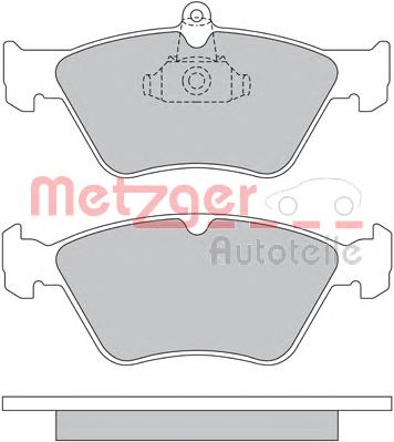 METZGER 1170279 -  Комплект тормозных колодок, дисковый тормоз