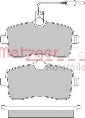 METZGER 1170283 -  Комплект тормозных колодок, дисковый тормоз