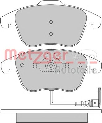 METZGER 1170289 -  Комплект тормозных колодок, дисковый тормоз