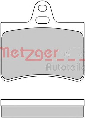 METZGER 1170311 -  Комплект тормозных колодок, дисковый тормоз