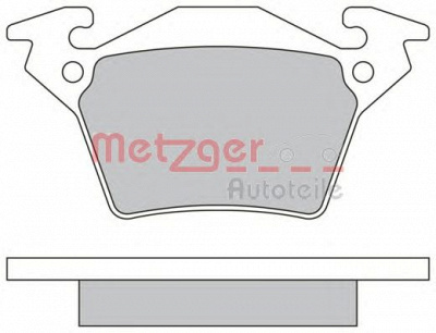 METZGER 1170331 -  Комплект тормозных колодок, дисковый тормоз