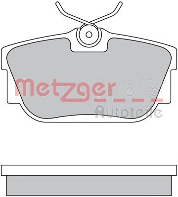 METZGER 1170332 -  Комплект тормозных колодок, дисковый тормоз