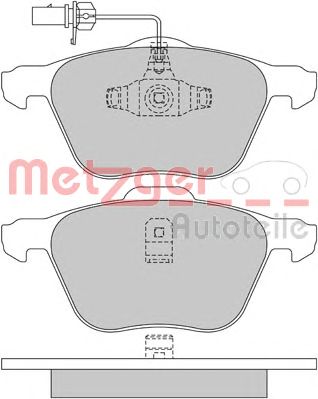 METZGER 1170342 -  Комплект тормозных колодок, дисковый тормоз
