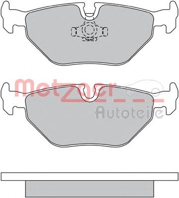 METZGER 1170371 -  Комплект тормозных колодок, дисковый тормоз