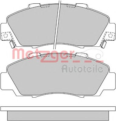 METZGER 1170373 -  Комплект тормозных колодок, дисковый тормоз