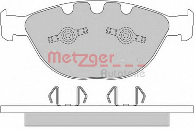 METZGER 1170380 -  Комплект тормозных колодок, дисковый тормоз