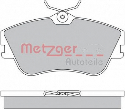METZGER 1170389 -  Комплект тормозных колодок, дисковый тормоз