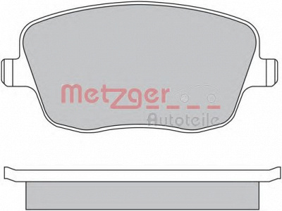 METZGER 1170417 -  Комплект тормозных колодок, дисковый тормоз