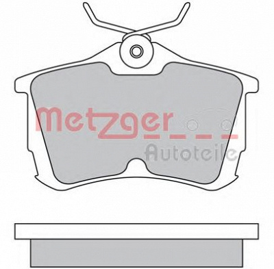 METZGER 1170435 -  Комплект тормозных колодок, дисковый тормоз