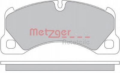 METZGER 1170445 -  Комплект тормозных колодок, дисковый тормоз