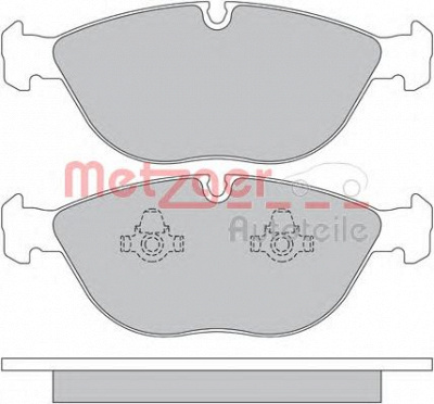 METZGER 1170454 -  Комплект тормозных колодок, дисковый тормоз