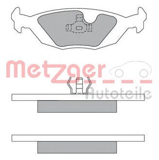 METZGER 1170473 -  Комплект тормозных колодок, дисковый тормоз