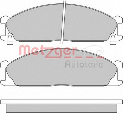 METZGER 1170488 -  Комплект тормозных колодок, дисковый тормоз