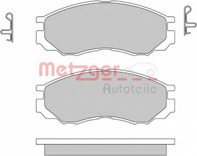 METZGER 1170493 -  Комплект тормозных колодок, дисковый тормоз