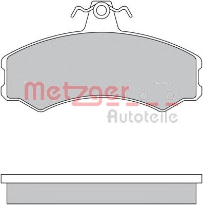METZGER 1170512 -  Комплект тормозных колодок, дисковый тормоз