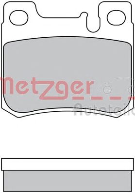 METZGER 1170526 -  Комплект тормозных колодок, дисковый тормоз