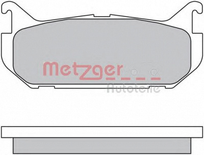 METZGER 1170549 -  Комплект тормозных колодок, дисковый тормоз