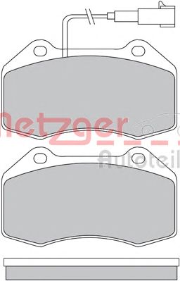 METZGER 1170559 -  Комплект тормозных колодок, дисковый тормоз