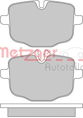 METZGER 1170565 -  Комплект тормозных колодок, дисковый тормоз