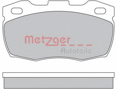METZGER 1170573 -  Комплект тормозных колодок, дисковый тормоз