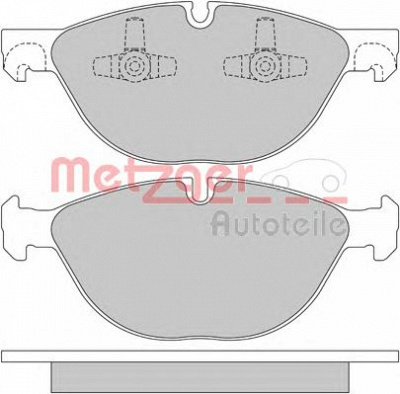 METZGER 1170592 -  Комплект тормозных колодок, дисковый тормоз