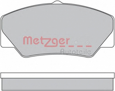 METZGER 1170599 -  Комплект тормозных колодок, дисковый тормоз