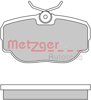 METZGER 1170605 -  Комплект тормозных колодок, дисковый тормоз