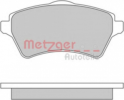 METZGER 1170612 -  Комплект тормозных колодок, дисковый тормоз