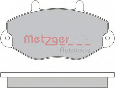 METZGER 1170629 -  Комплект тормозных колодок, дисковый тормоз