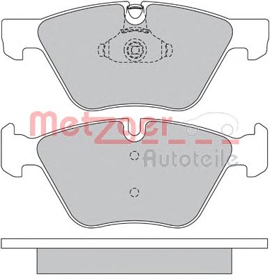 METZGER 1170684 -  Комплект тормозных колодок, дисковый тормоз
