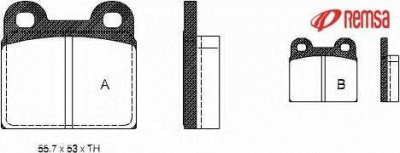 METZGER 1170691 -  Комплект тормозных колодок, дисковый тормоз