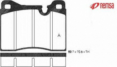 METZGER 1170693 -  Комплект тормозных колодок, дисковый тормоз