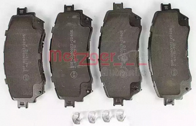METZGER 1170811 -  Комплект тормозных колодок, дисковый тормоз