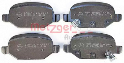 METZGER 1170818 -  Комплект тормозных колодок, дисковый тормоз